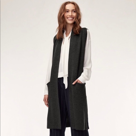 Wilfred Sweaters - Wilfred Sleeveless Long Cardigan